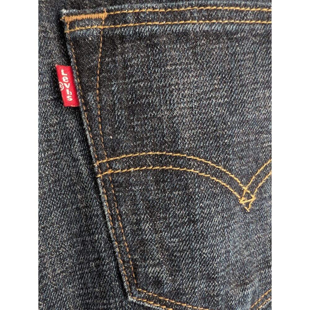 501 dark blue Levi Straus Jeans 30 W 32 L Retro bikercore Heritage Normcore - Picture 4 of 13